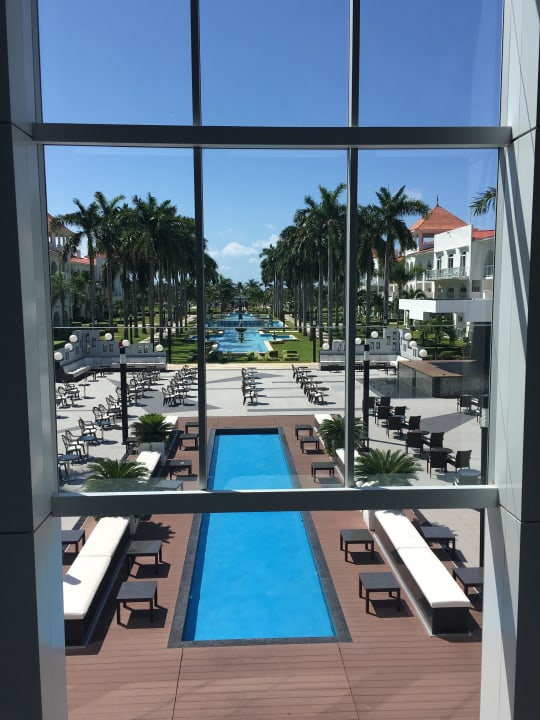 Ausblick in den Innenbereich Hotel Riu Palace Mexico