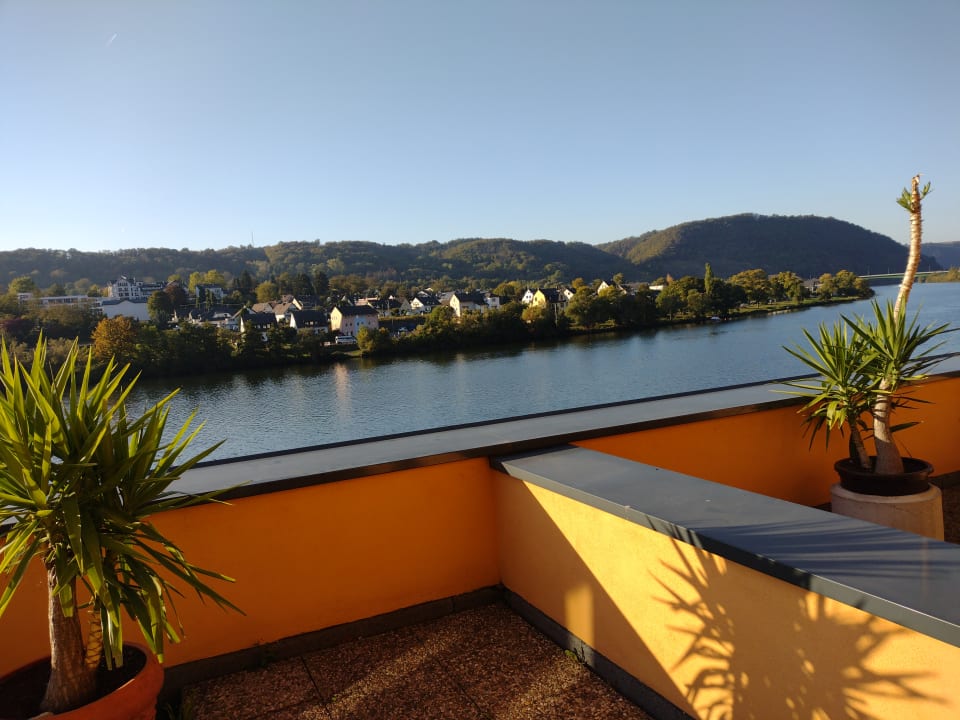 Ausblick Moselhotel Anker