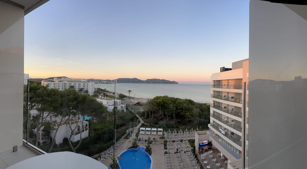 Ausblick Hipotels Bahía Cala Millor