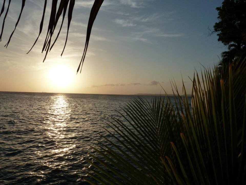 Sonnenuntergang vom Liegestuhl aus Sun Reef Village on Sea