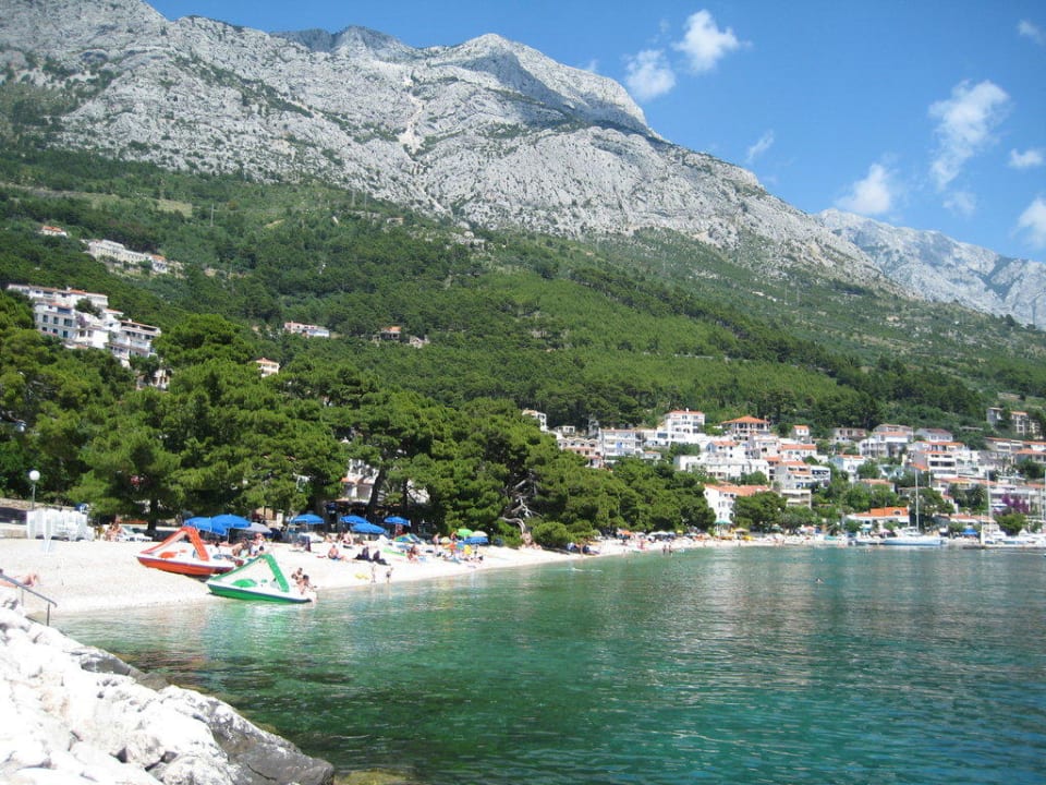 Strand von Brela Bluesun Hotel Soline
