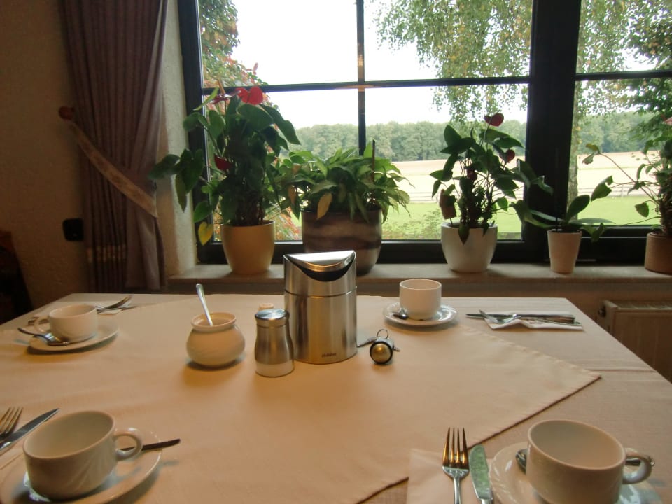 Frühstückstisch Hotel Hof Weidelbach