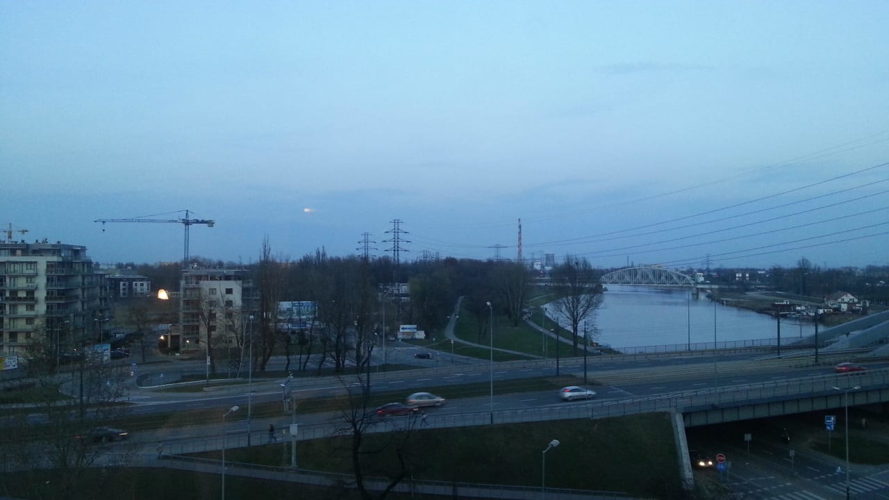 Widok na rzekę Hotel Galaxy