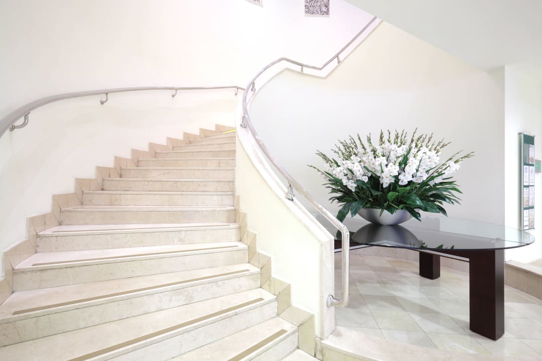 Stairs near the 'Atrium' cafe  Hotel Holiday Inn Sokolniki