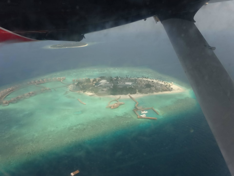 Insel von oben Milaidhoo Maldives