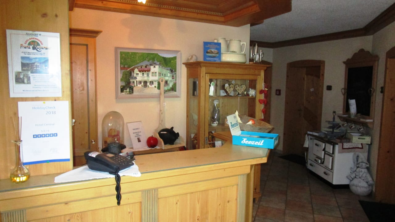 Lobby Hotel Central - das kleine Boutique Hotel am Achensee