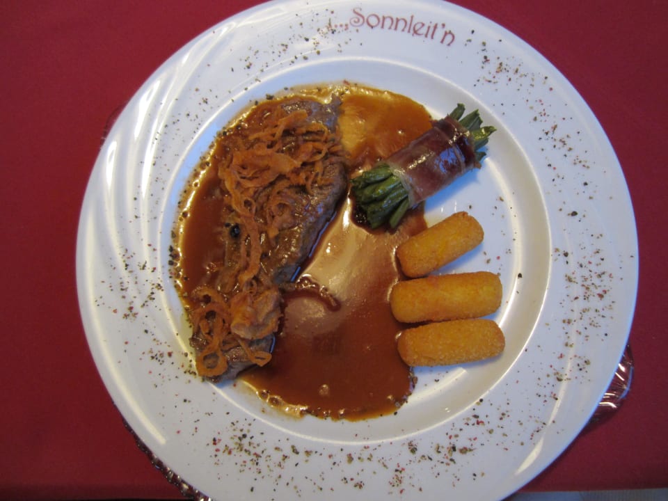 Zwiebelrostbraten  Hotel Sonnleiten
