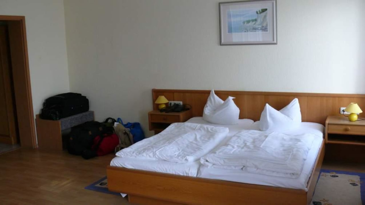 Schlafecke des 1-Raum-Appartements Hotel Königslinie