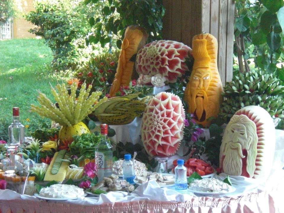 Tolle Deko beim Abendessen Calimera Hane Garden