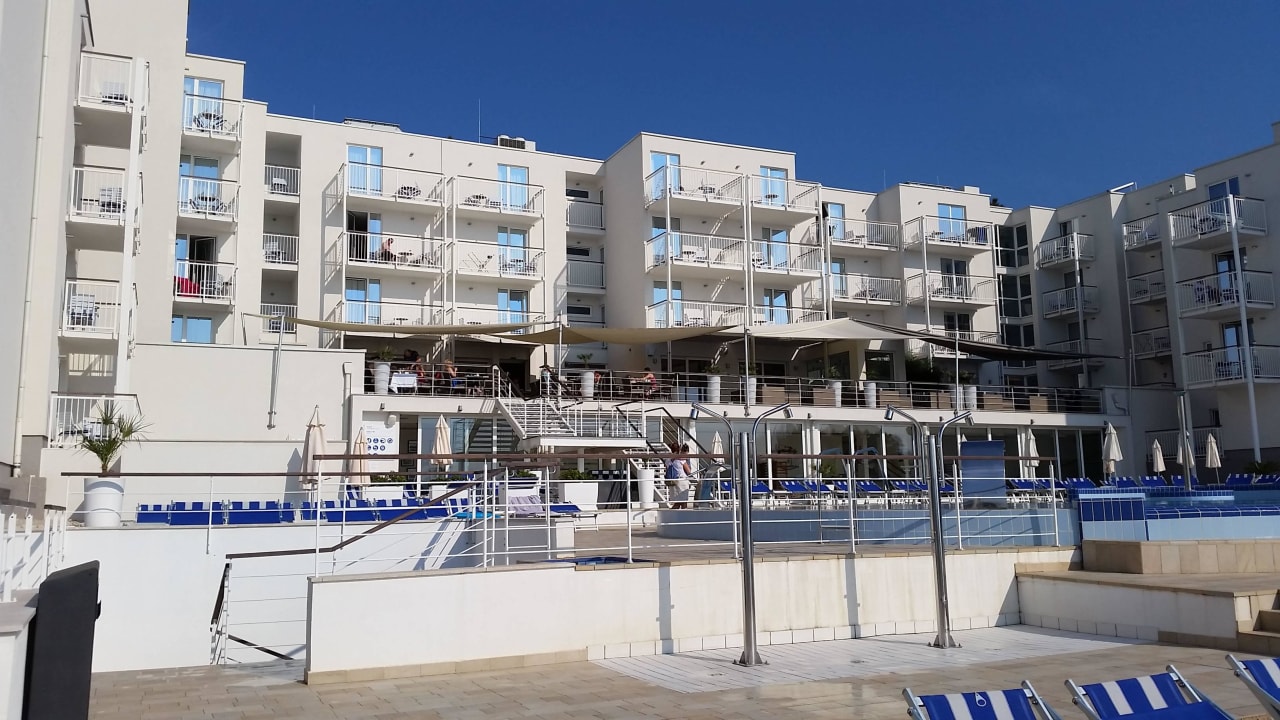 Blick vom Meer Valamar Sanfior Hotel & Casa