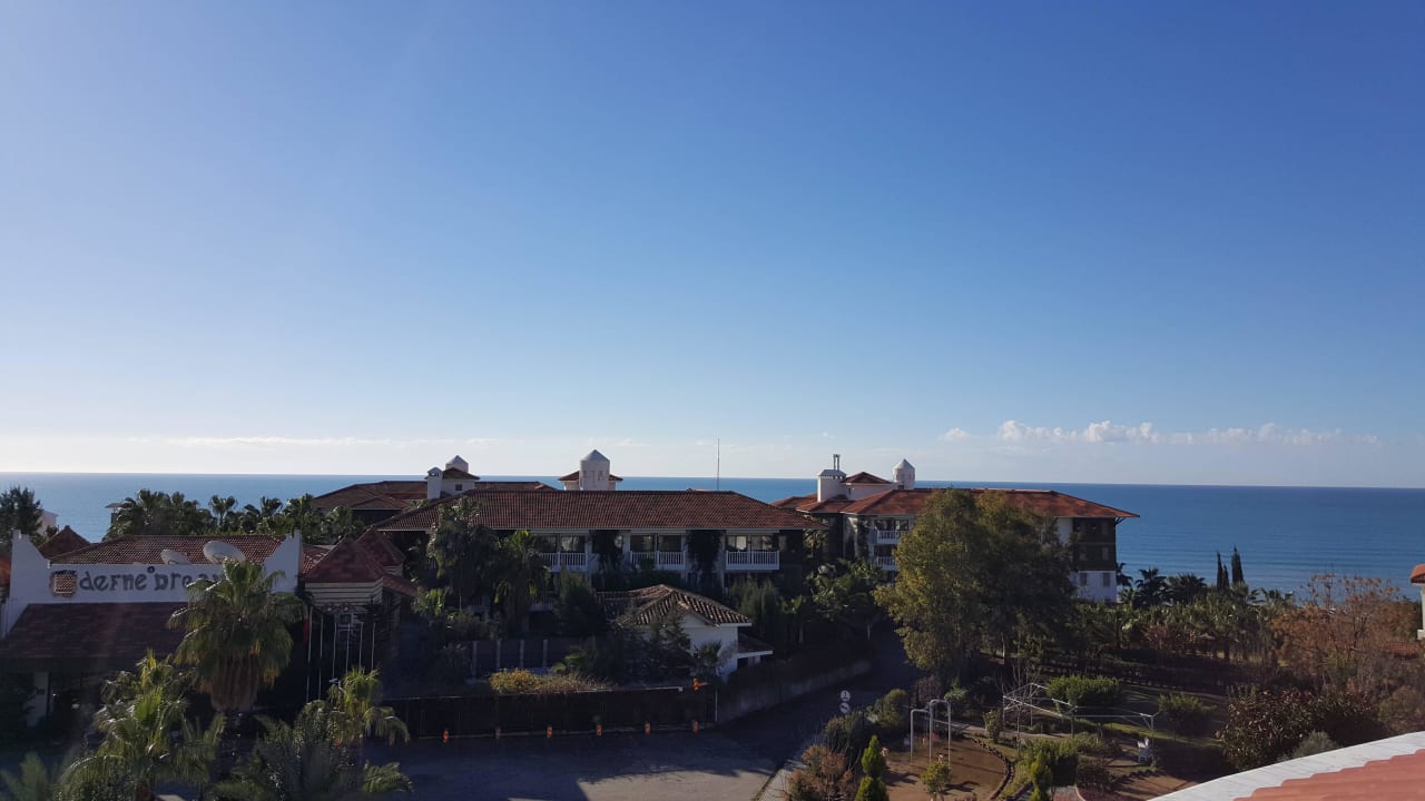 Blick vom Balkon Zimmer 4549 Alba Queen Hotel