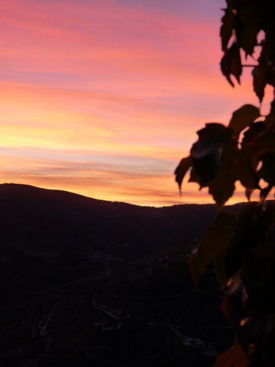 Sonnenuntergang über dem Rio Douro Hotel Casa de Casal de Loivos