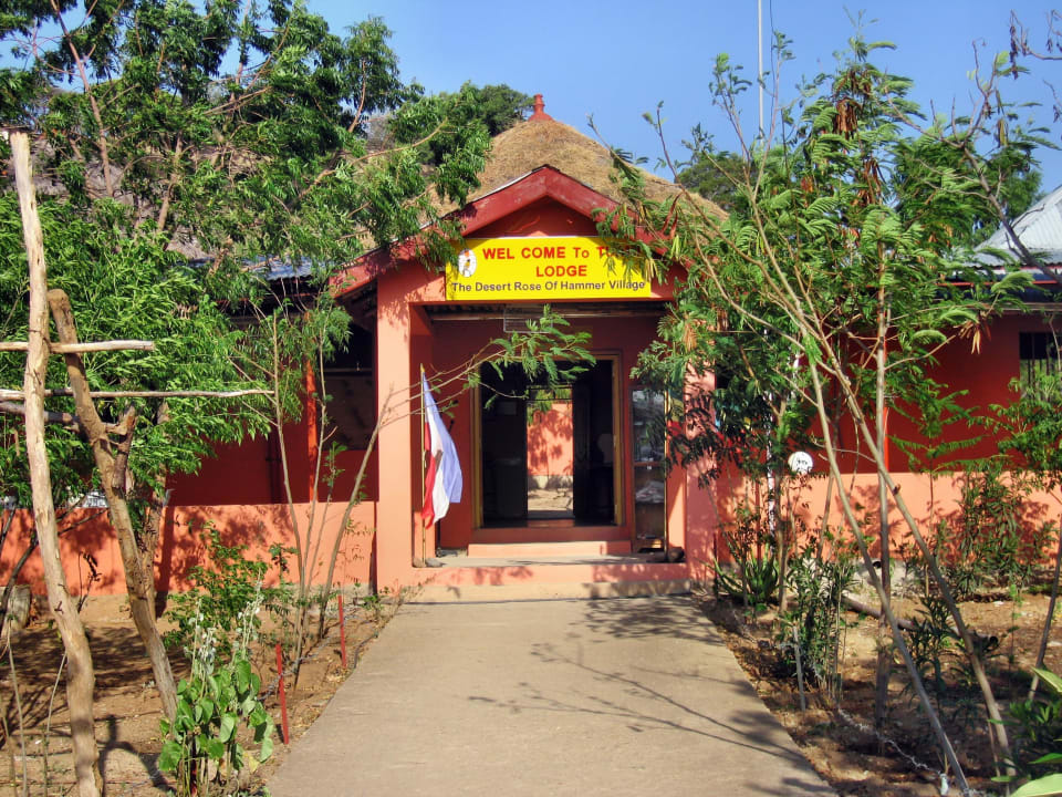 Eingangsbereich Turmi Lodge