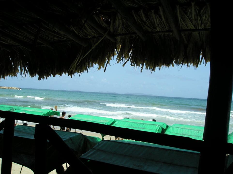 Ausblick von der Strandbar Hotel Pueblo Caribe