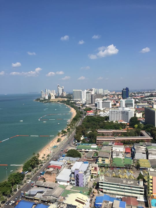 Ausblick 31ster Stock Hilton Pattaya