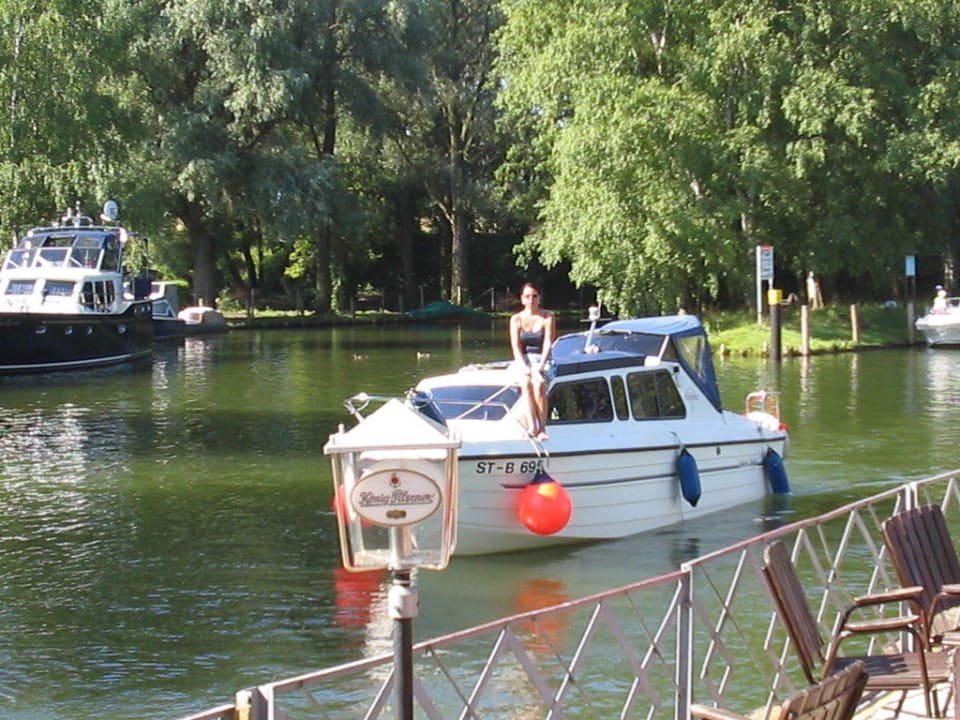 Boote am Hotel Zum Löwen Hotel zum Löwen