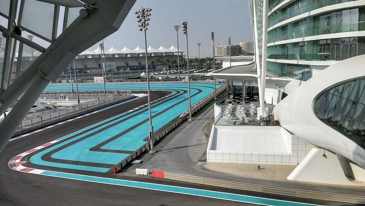 Blick vom Balkon W Abu Dhabi - Yas Island