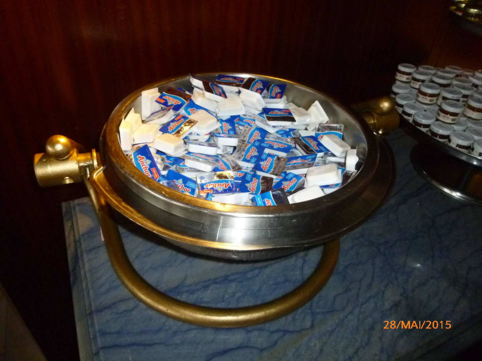 Frühstück: hier Butter Le Meridien Ile Maurice