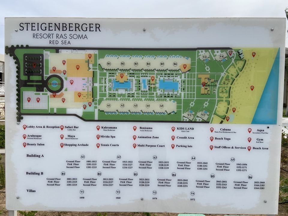 Außenansicht Steigenberger Resort Ras Soma