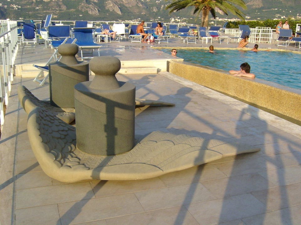 Blick zum Pool Art Hotel Gran Paradiso