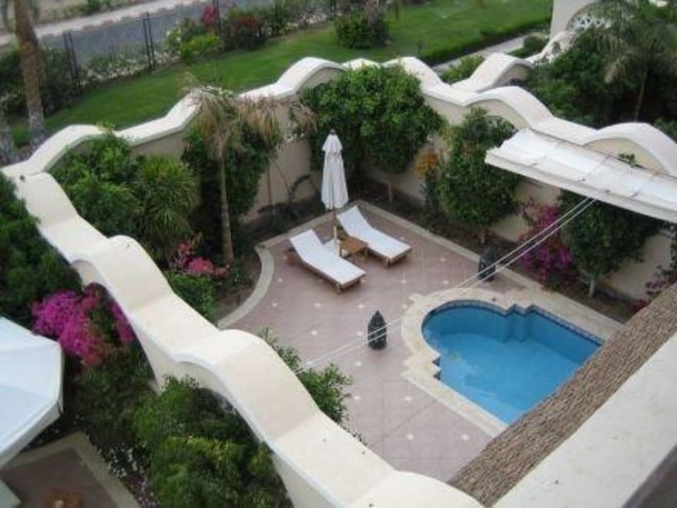 Eigener privater Pool Hotel JAZ Makadi Star & Spa