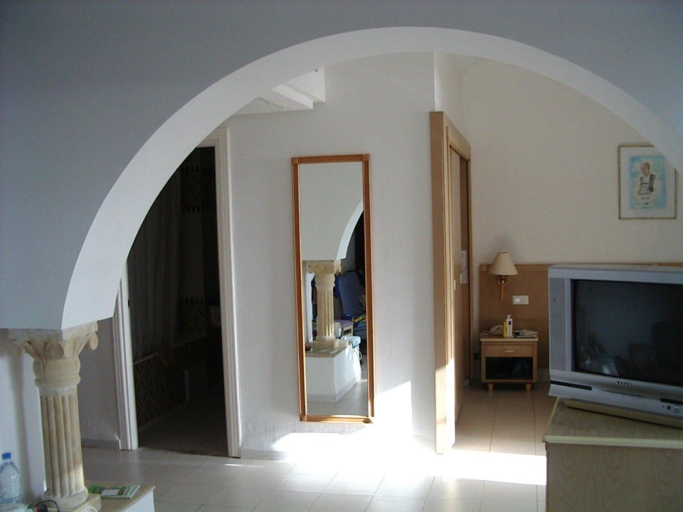 Blick aufs Bad Hotel El Mouradi Djerba Menzel