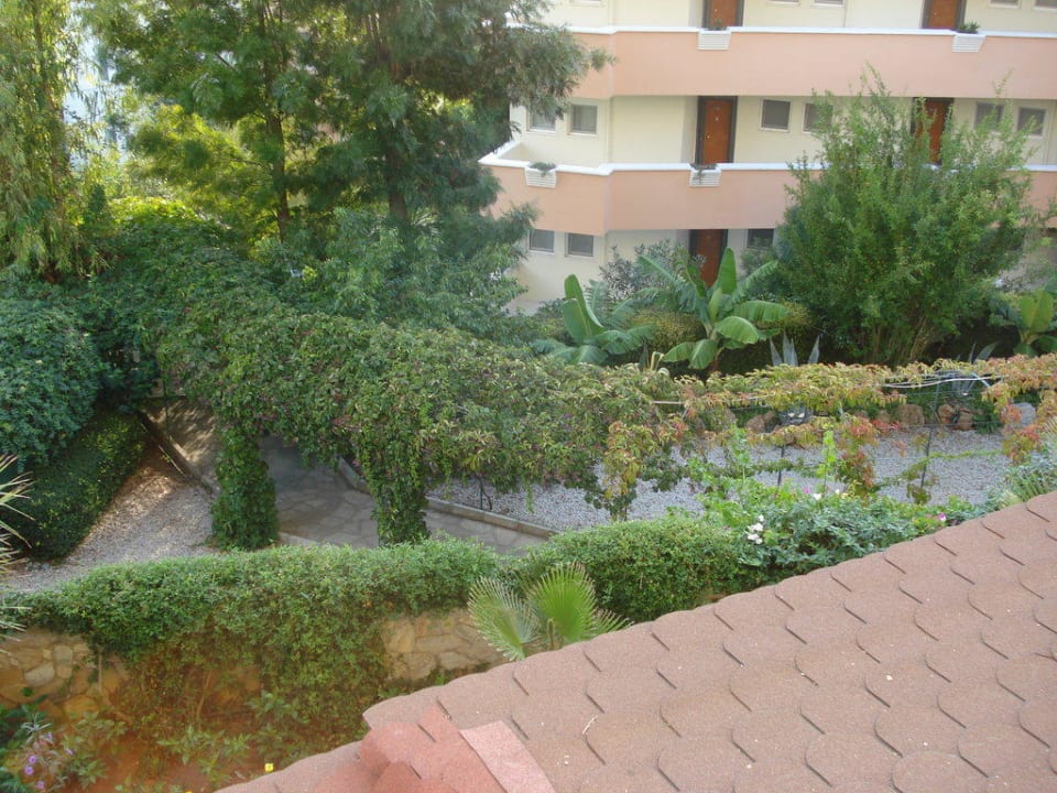 Blick auf den Zugang zu unserem Gebäudekomplex Hotel Club Paradiso