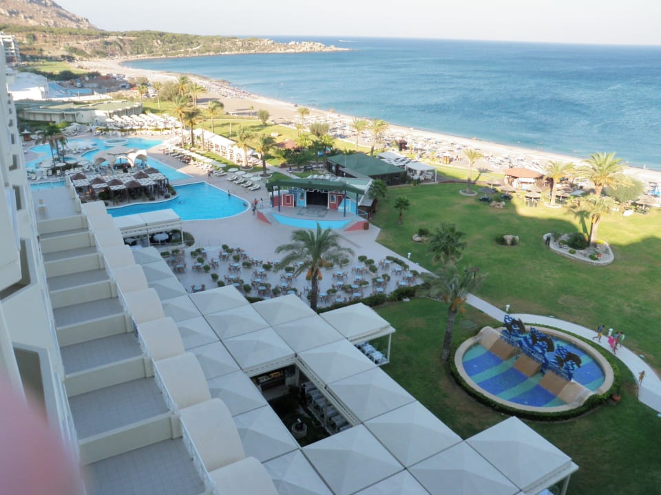 Blick aus Zimmer 1504 Rodos Palladium Leisure & Wellness