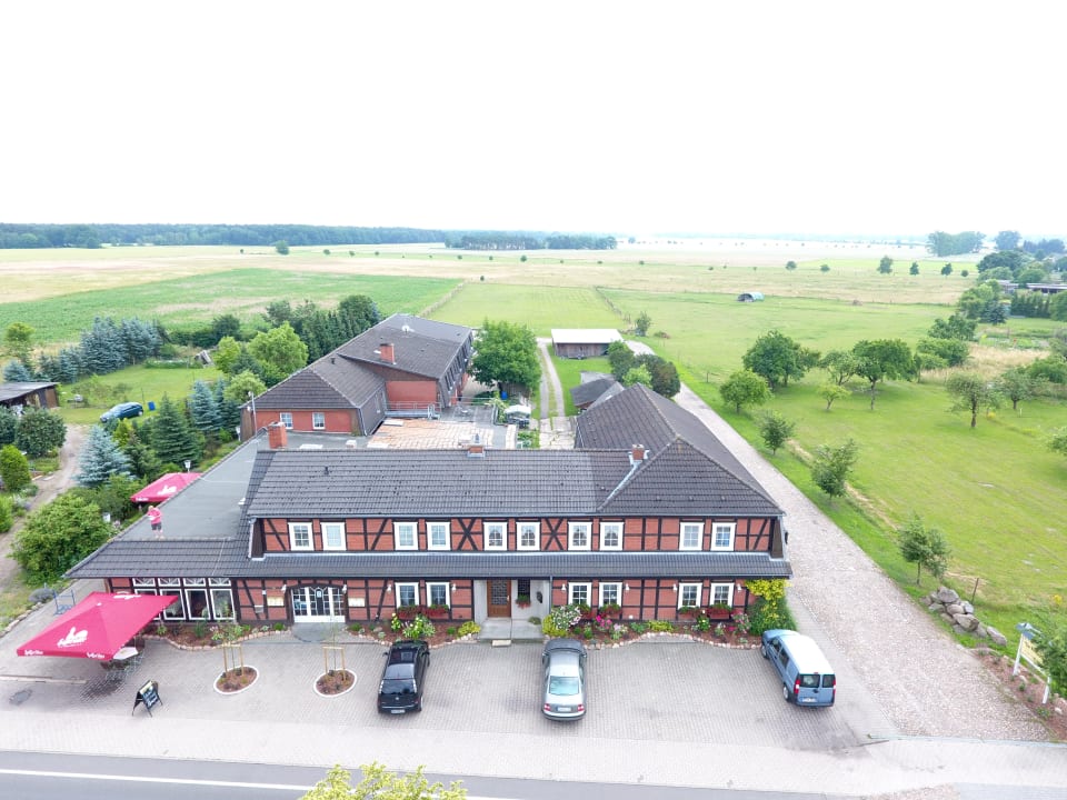 Außenansicht Wolfshotel am Arendsee