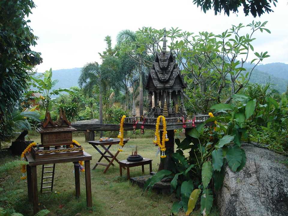 Geisterhäuschen im Garten Santhiya Koh Phangan Resort & Spa