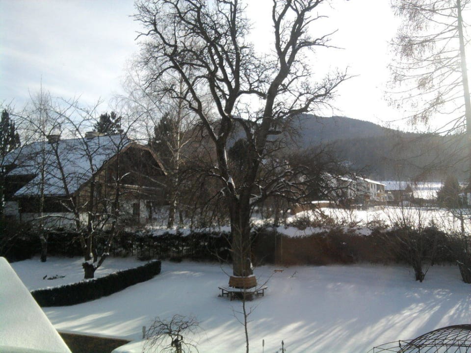 Blick in den Garten Landhaus Gabriel
