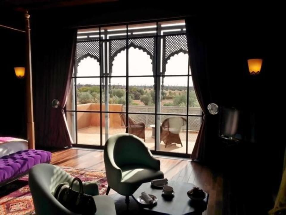 Hauptschlafzimmer der 155m² Suite Sahara Palace Marrakech