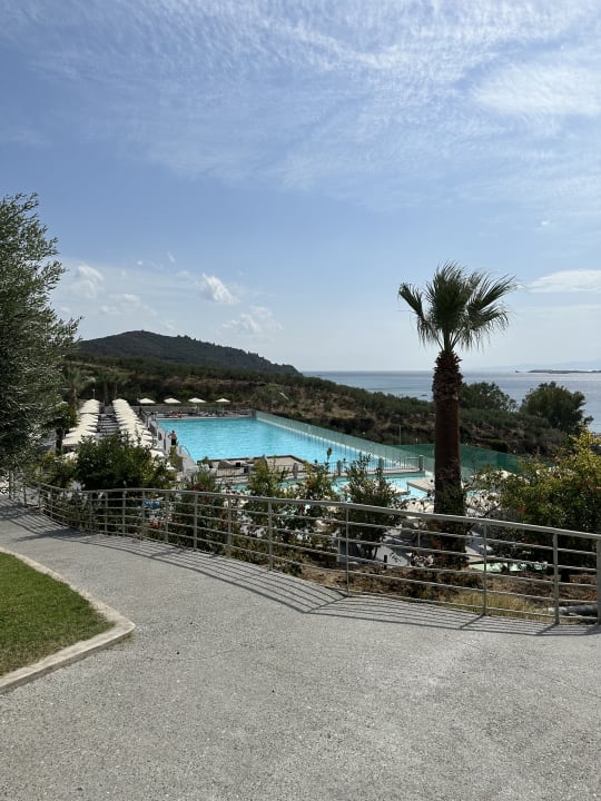 Ausblick Akrathos Beach Hotel