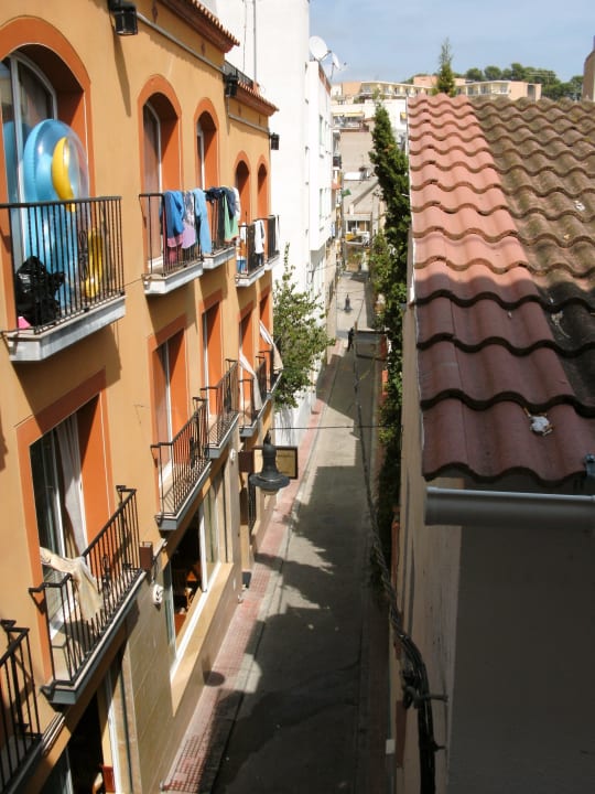 Aussicht vom Balkom Hotel Caribe Youth Only