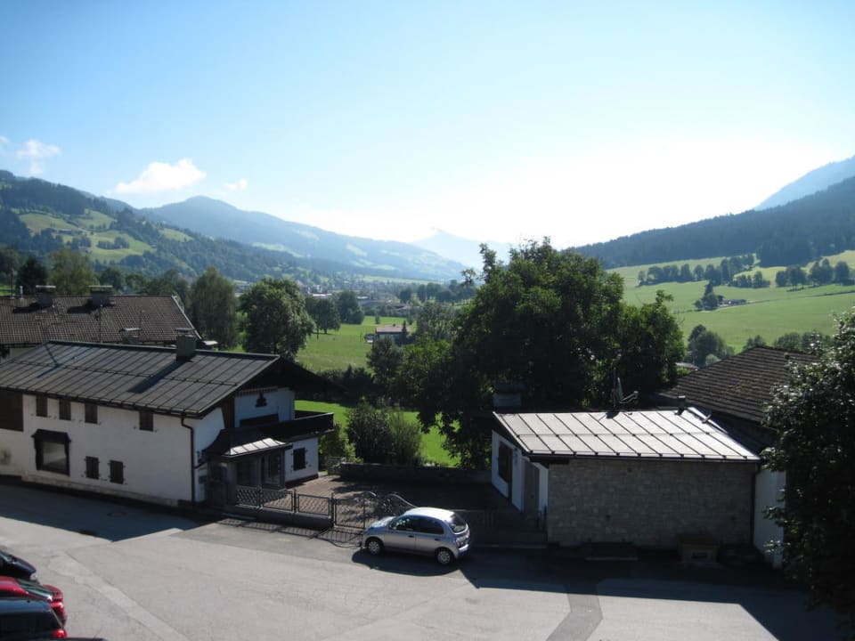 Ausblick vom Balkon Hotel Apart Garni Heisenhof