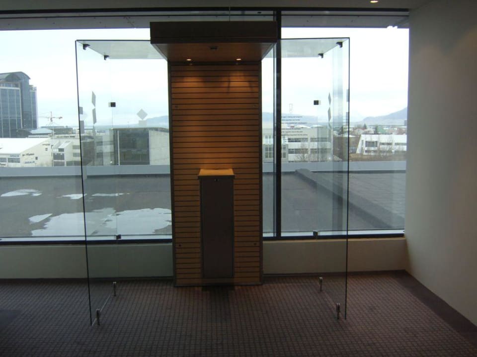 Raucherkabine Hilton Reykjavik Nordica
