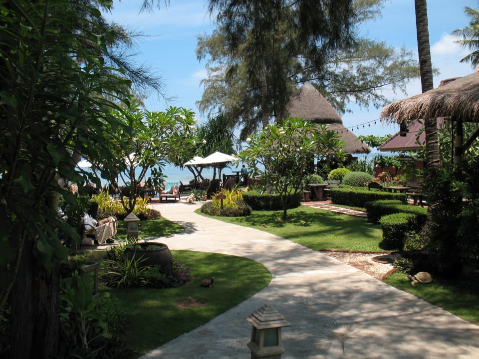 Blick von der Bungalowterrasse Hotel Lanta Castaway Resort