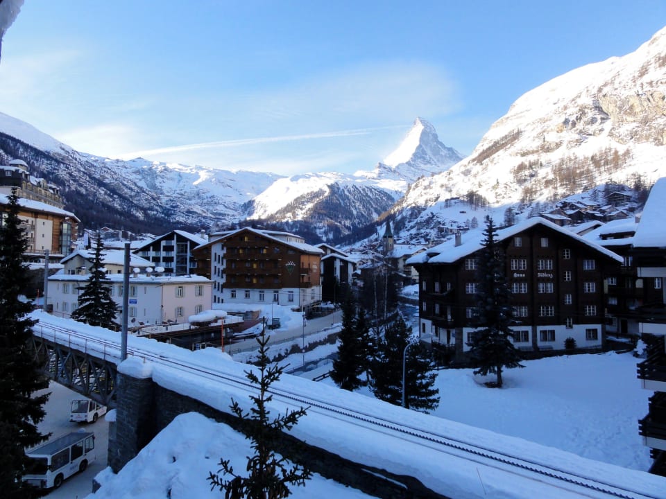 Ausblick vom Balkon meines Zimmers Hotel Admiral
