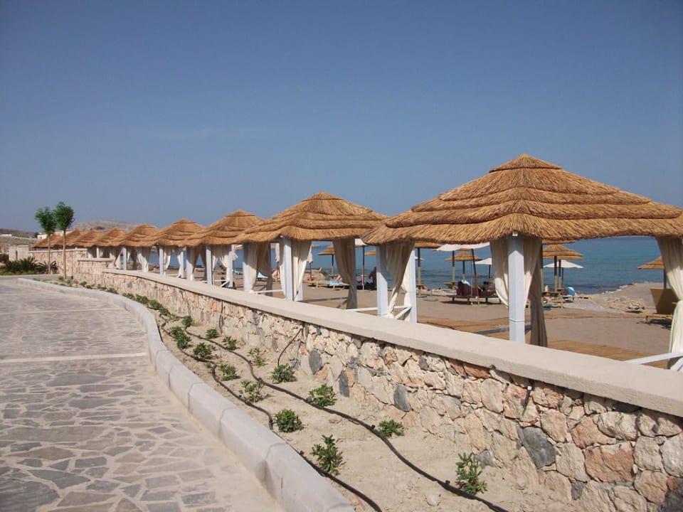 Blick über die Mauer Aquagrand Artistic Luxury Beach Resort - Adults only