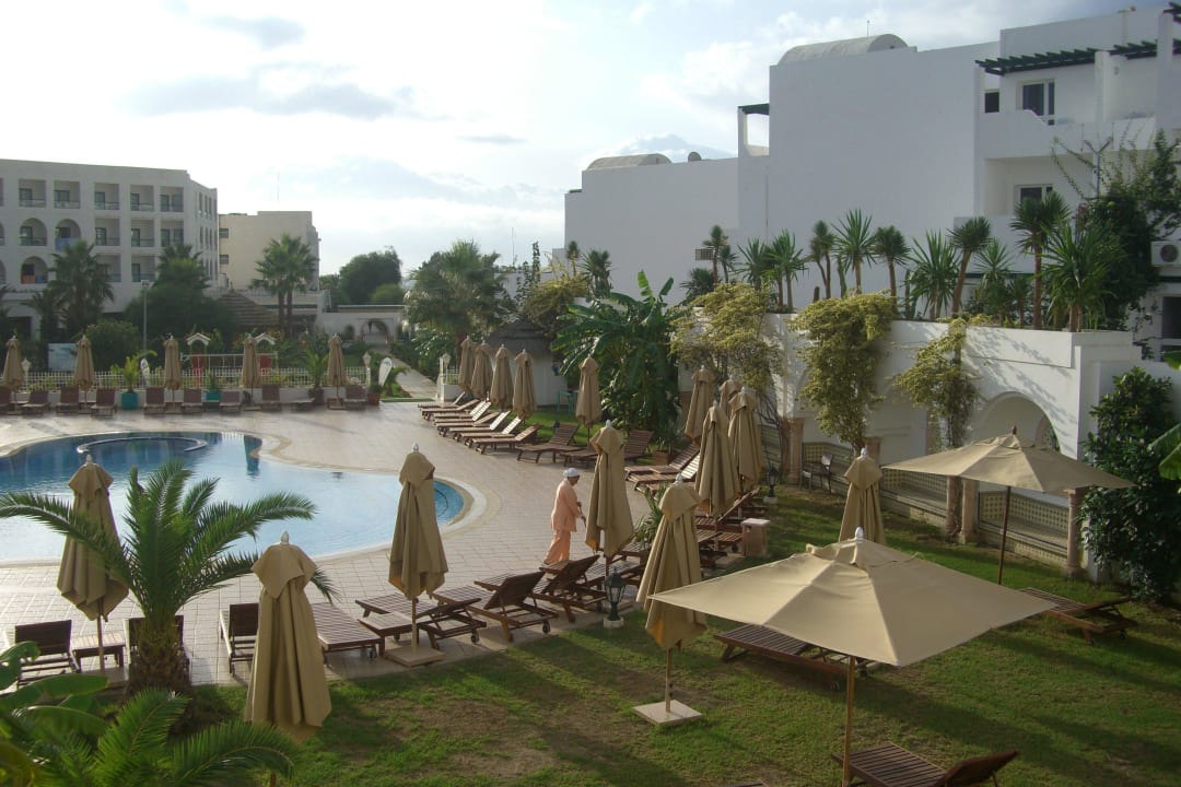 Blick vom Balkon Hotel Royal Nozha