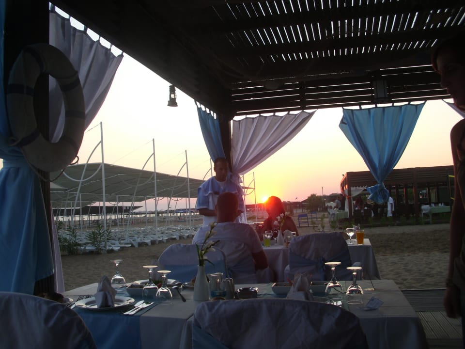 Strandbar abend: Mediterranes Restaurant Aydinbey Kings Palace & Spa