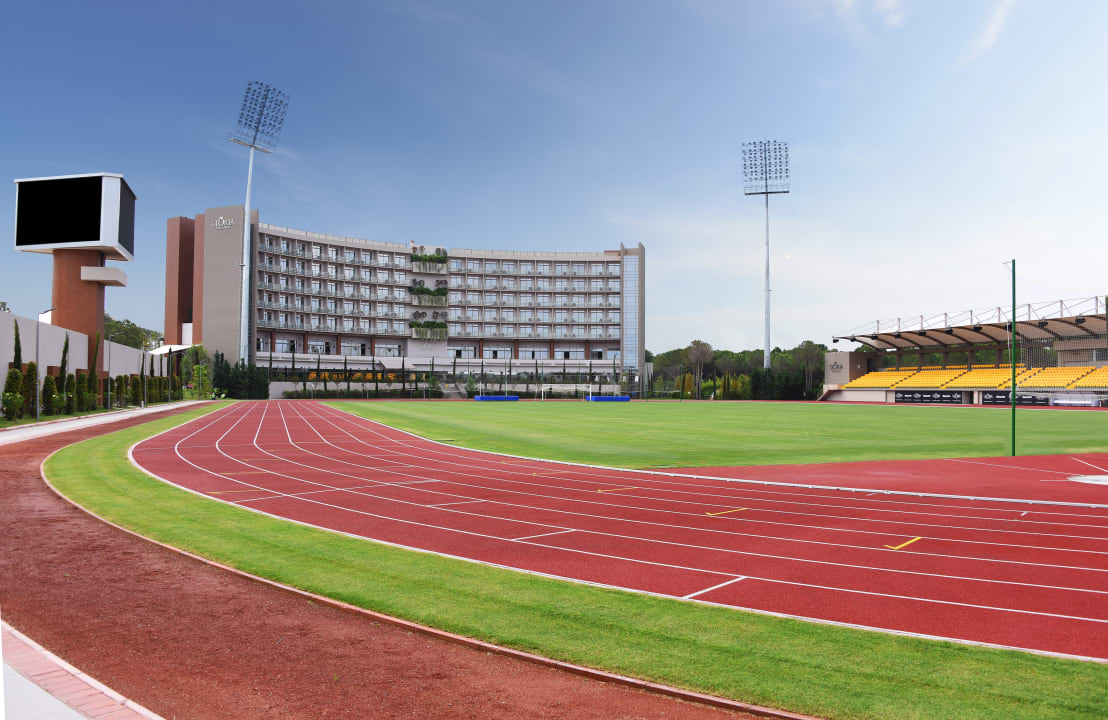 Außenansicht Gloria Sports Arena