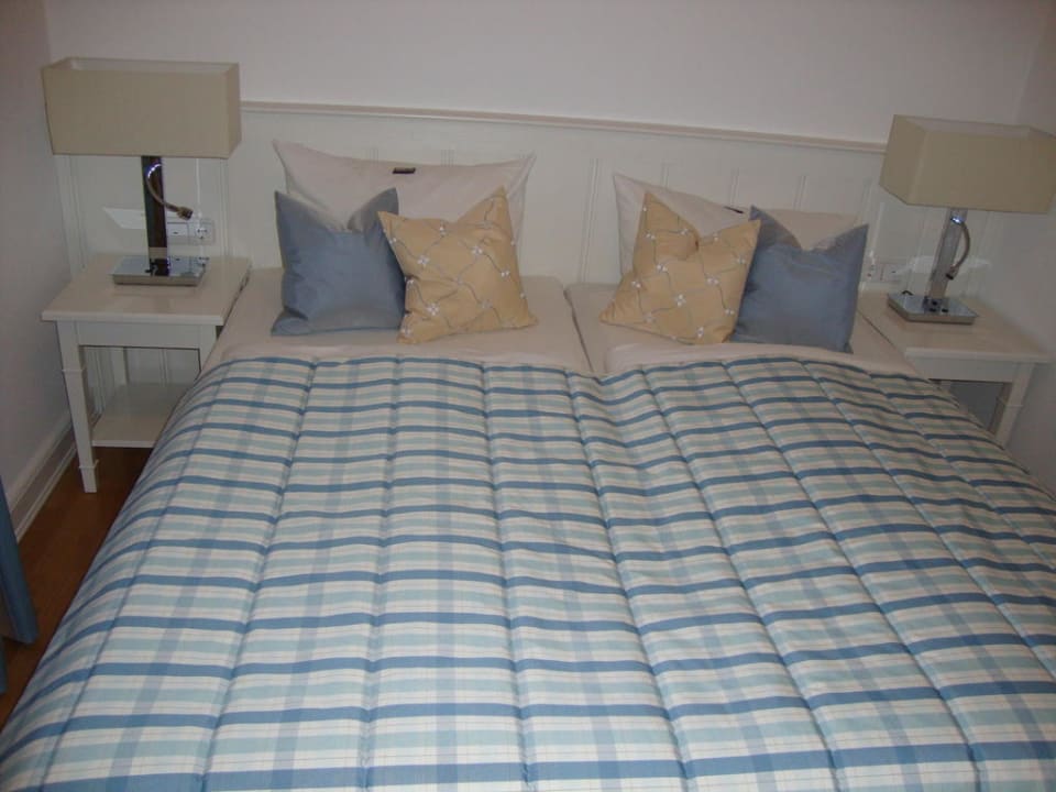 Schlafzimmer der Junior Suite Strandhotel Kurhaus Juist