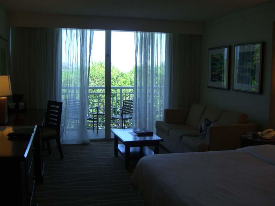 Wohnbereich mit Balkon Hotel Hilton Key Largo Grande Resort