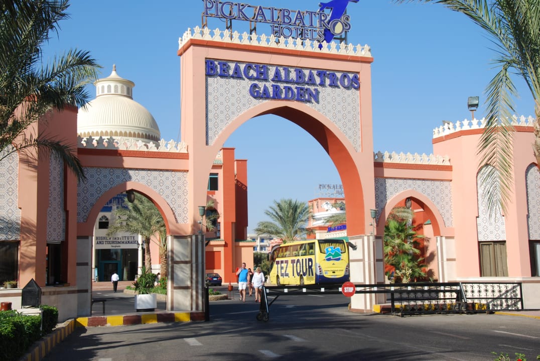 Eingang Pickalbatros Aqua Park Resort - Hurghada