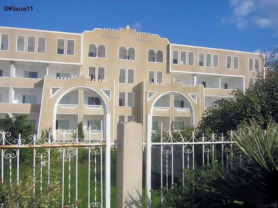 Außenansicht Westseite Mahdia Beach & Aquapark