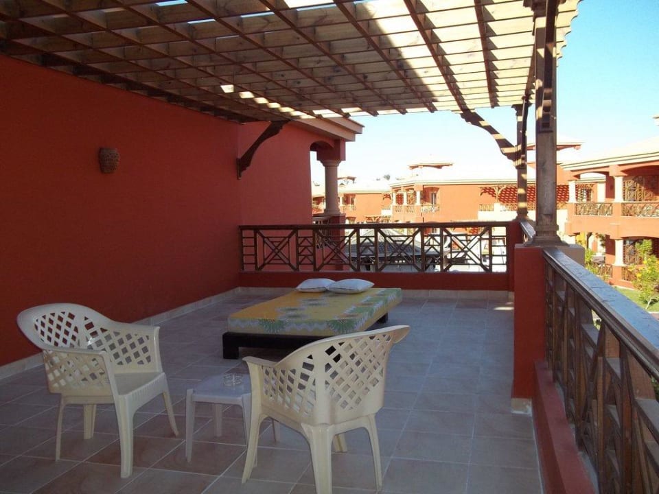 Terrasse Zimmer 500 Pickalbatros Alf Leila Wa Leila Resort - Neverland Hurghada