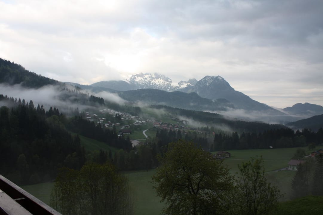 Morgenstimmung Ausblick Balkon Ferienwohnung 2 Appartements Haus Schipplegg & Ferienhütte Schipplbadstube