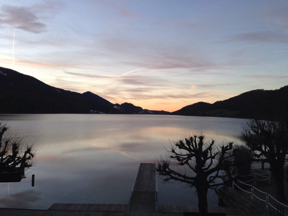 Abenddämmerung am Fuschl See Pension Elisabeth