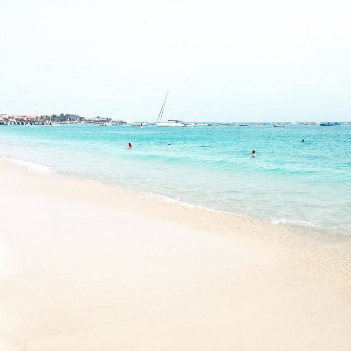 Strand Oasis Salinas Sea